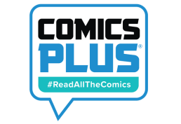 logo for comics plus 